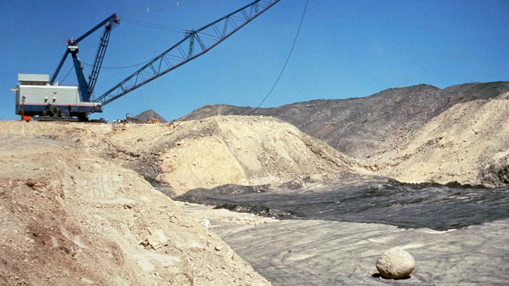 Mountaintop removal site